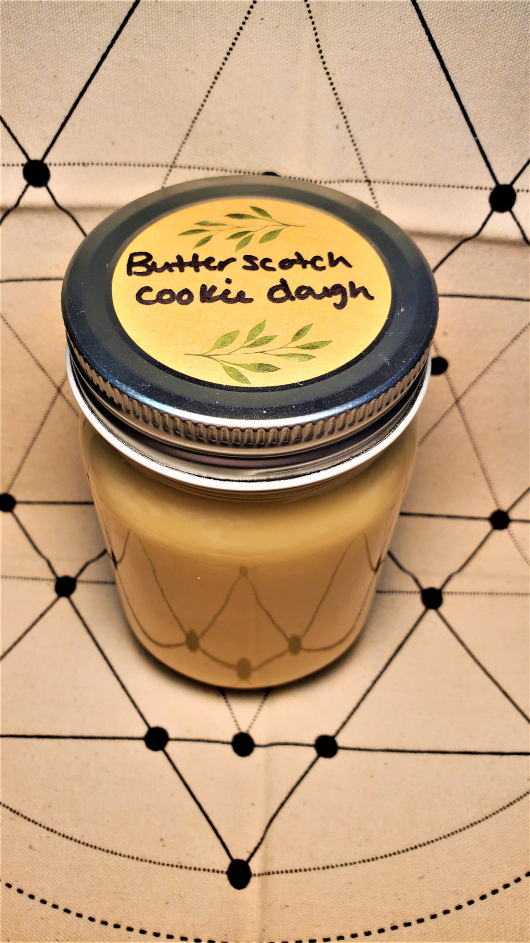 Butterscotch Cookie Dough Soy Wax Candle 12 oz.