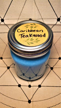 Load image into Gallery viewer, Caribbean Teakwood Soy Wax Candle 12 oz.
