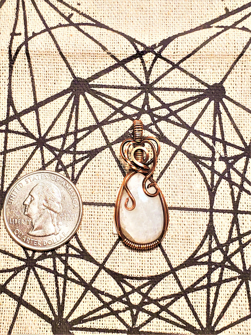 Wire Wrapped Moonstone