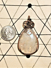 Load image into Gallery viewer, Wire Wrapped Tourmalated Quartz
