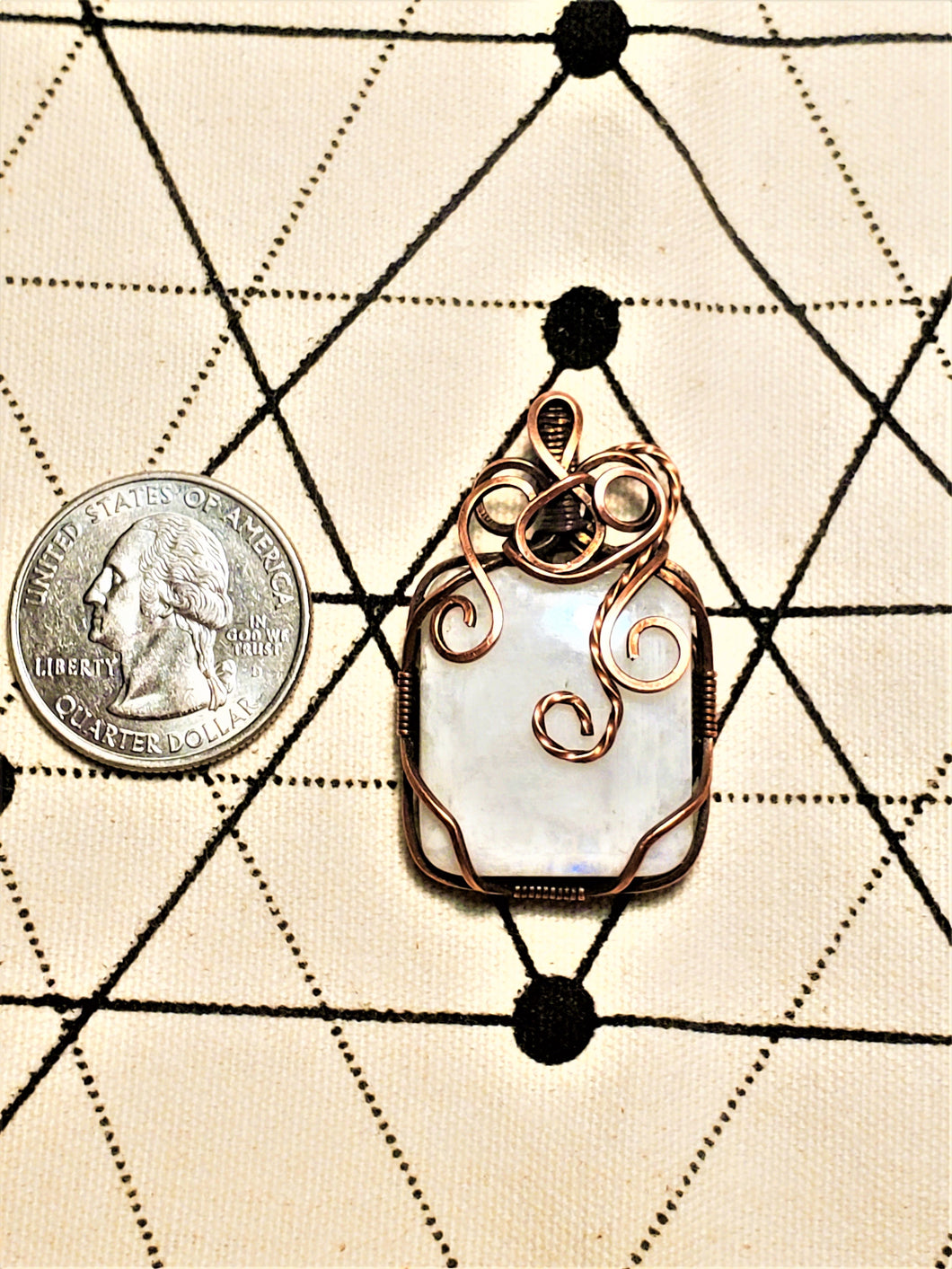 Wire Wrapped Moonstone