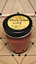 Load image into Gallery viewer, Black Orchid Lilly Soy Wax Candle 12 oz.
